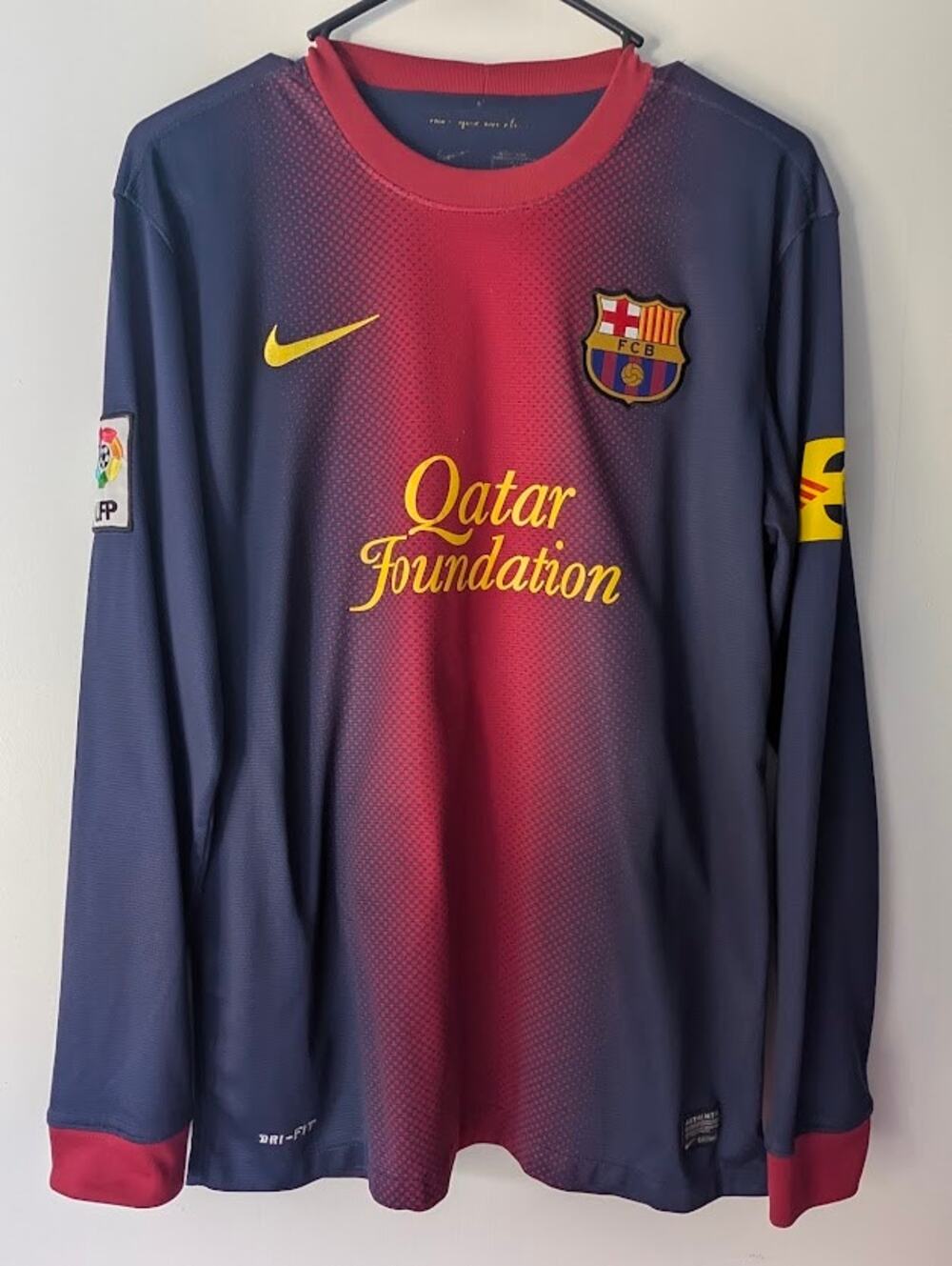 Barcelona Messi Long Sleeve Jersey Medium